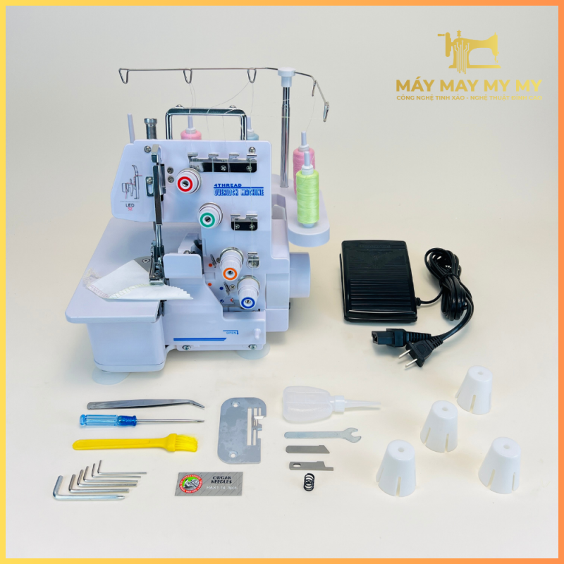 Máy Vắt Sổ 4 Chỉ, Cuốn Bèo Gia Đình BL-434D