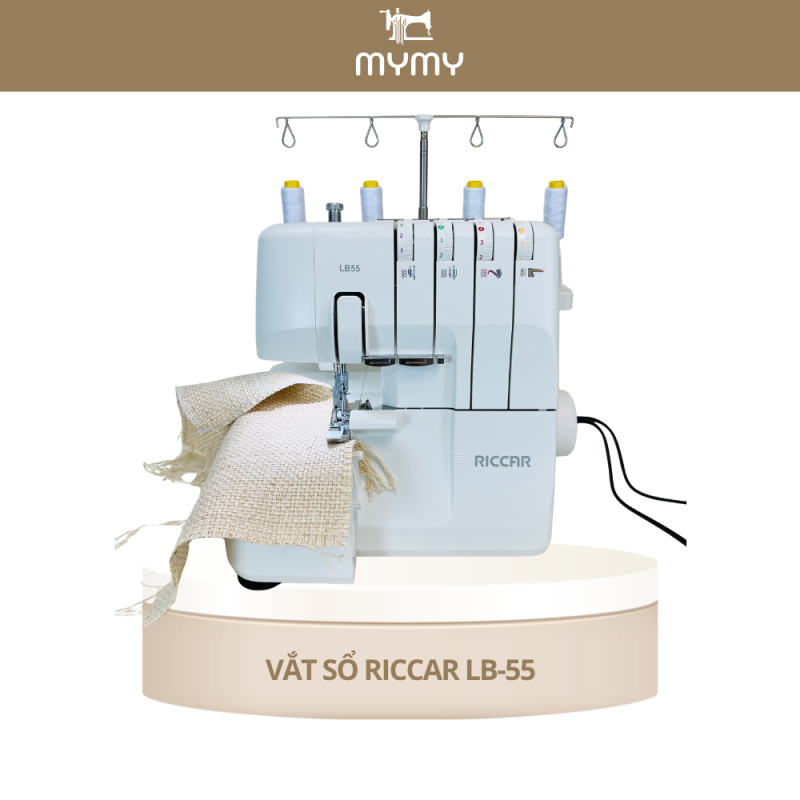 Máy Vắt Sổ Mini Riccar LB55